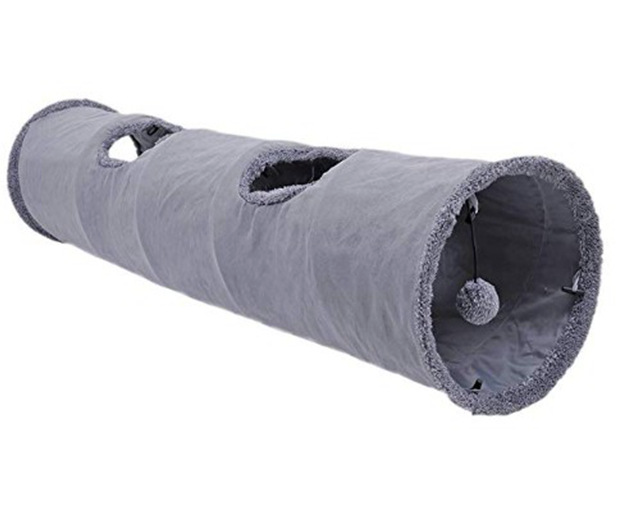 Interactive Cat Tunnel Toy-Foldable Hide & Play Tunnel