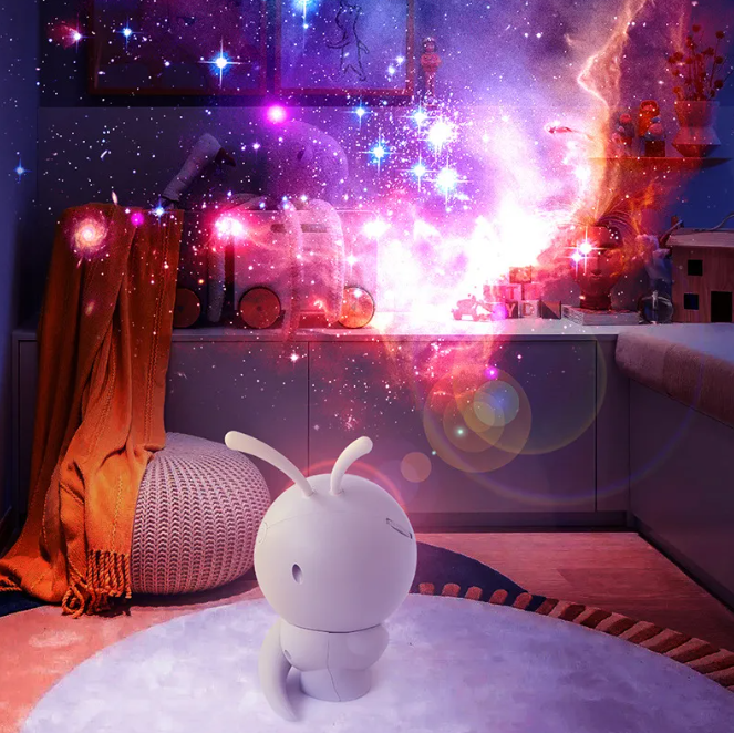 Rechargeable Galaxy Star Projector-6-in-1 LED Night Light