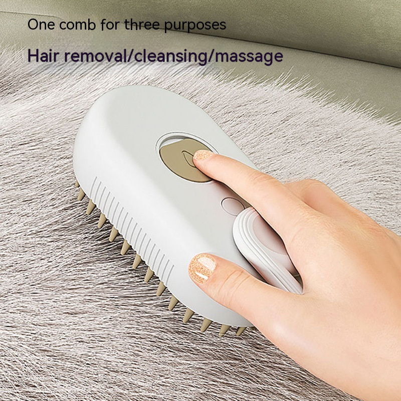 Purr Clean 3-in-1 Electric Pet Grooming Brush