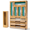 JoyHaus Bamboo Wrap & Bag Organizer