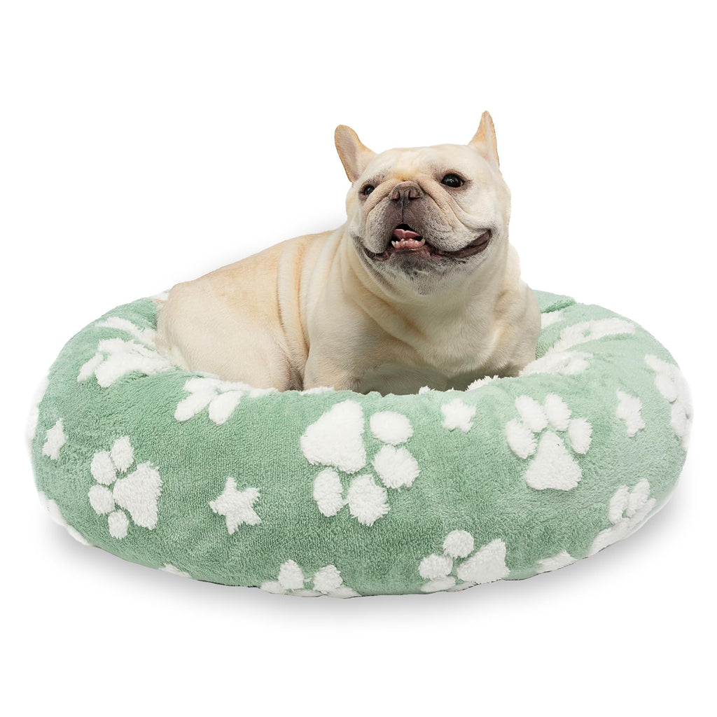 JoyHaus CozyCloud Calming Donut Pet Bed