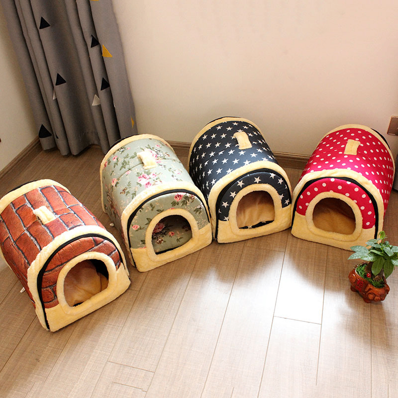 JoyHaus CozyDen Washable Warm Pet Bed for Cats & Dogs