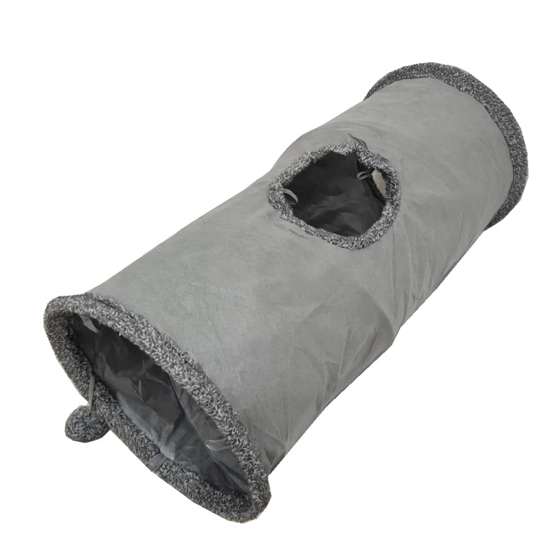 Interactive Cat Tunnel Toy-Foldable Hide & Play Tunnel
