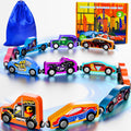 Magnetic Train & Car Set-11-Piece Toddler Toy