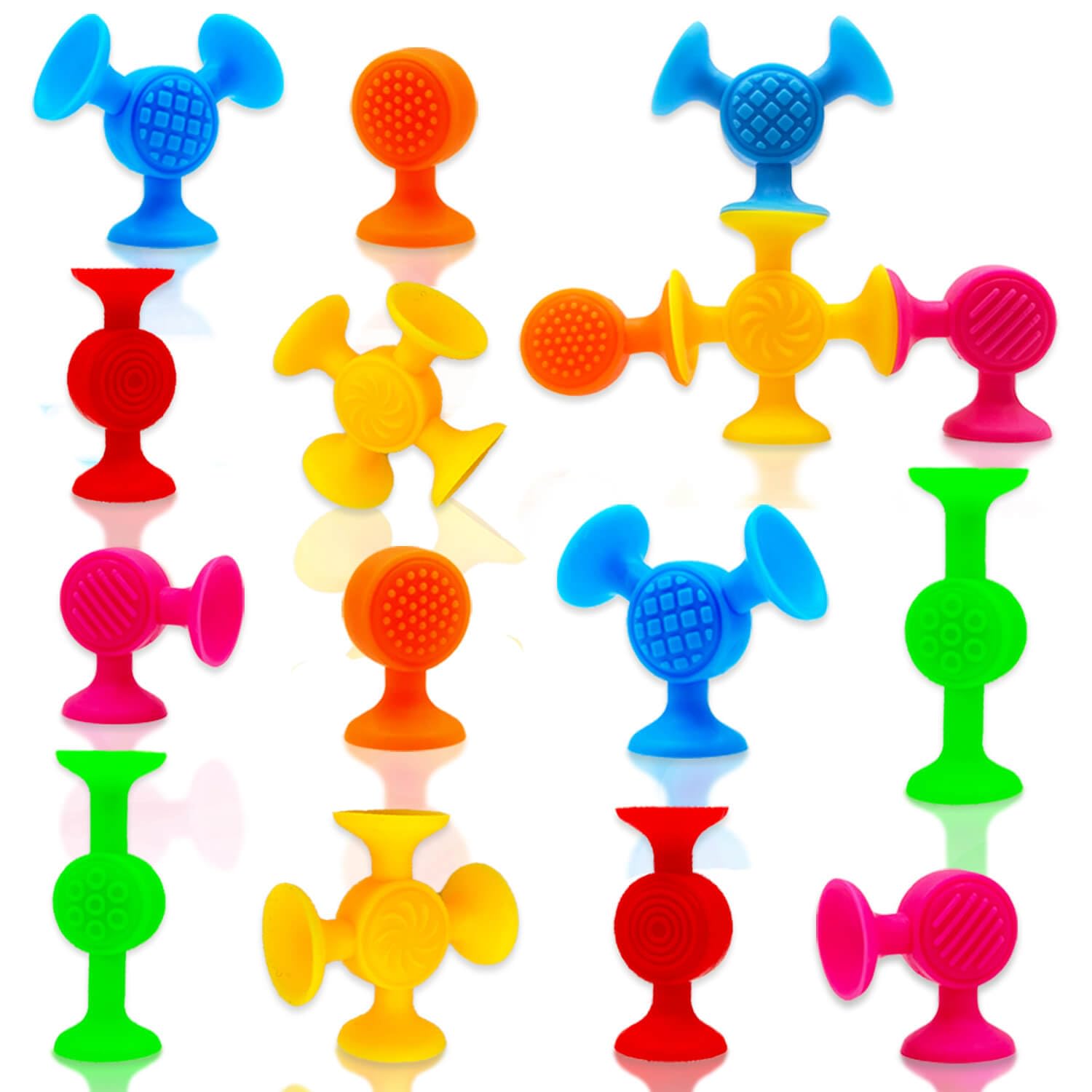 Sensory Suction Cup Fidget Toys-12 Piece Set