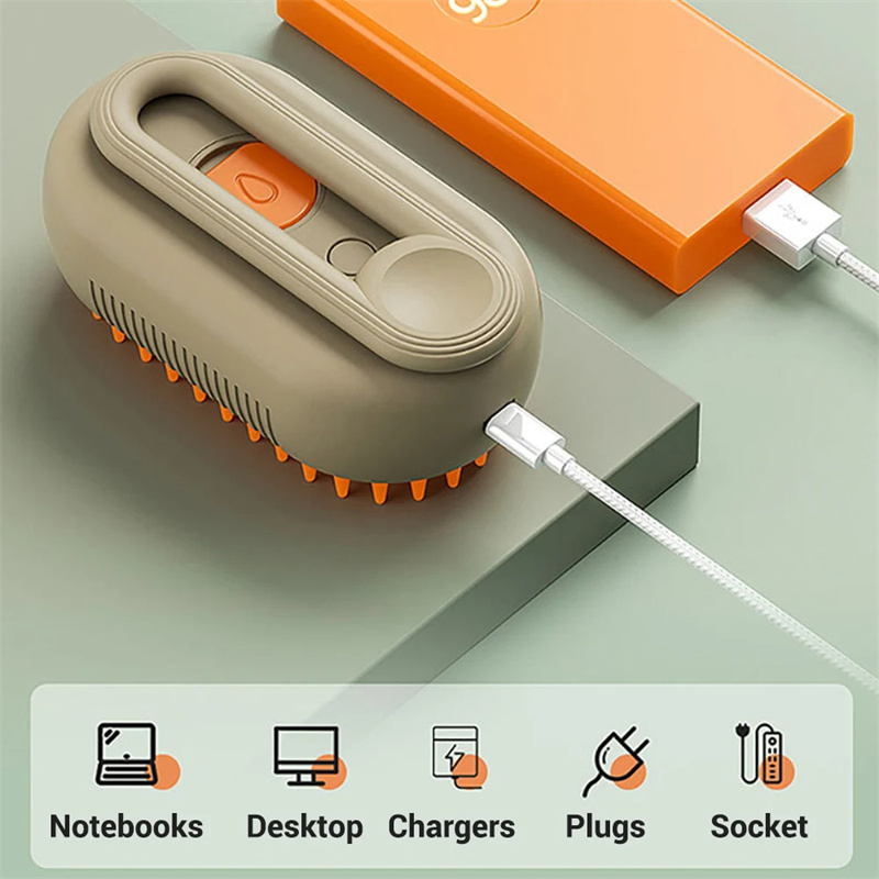 Purr Clean 3-in-1 Electric Pet Grooming Brush
