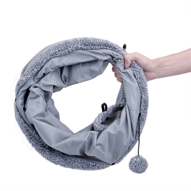 Interactive Cat Tunnel Toy-Foldable Hide & Play Tunnel