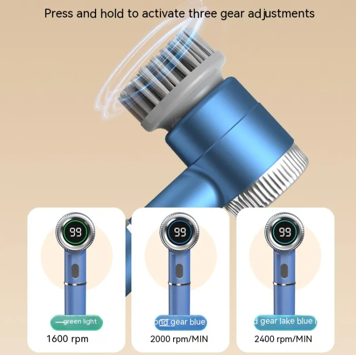 SparkBrush Cordless Electric Cleaning Brush