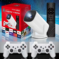 HD 4K-Compatible Gaming Projector with 2 Controllers