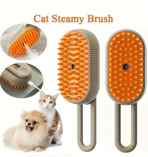Purr Clean 3-in-1 Electric Pet Grooming Brush