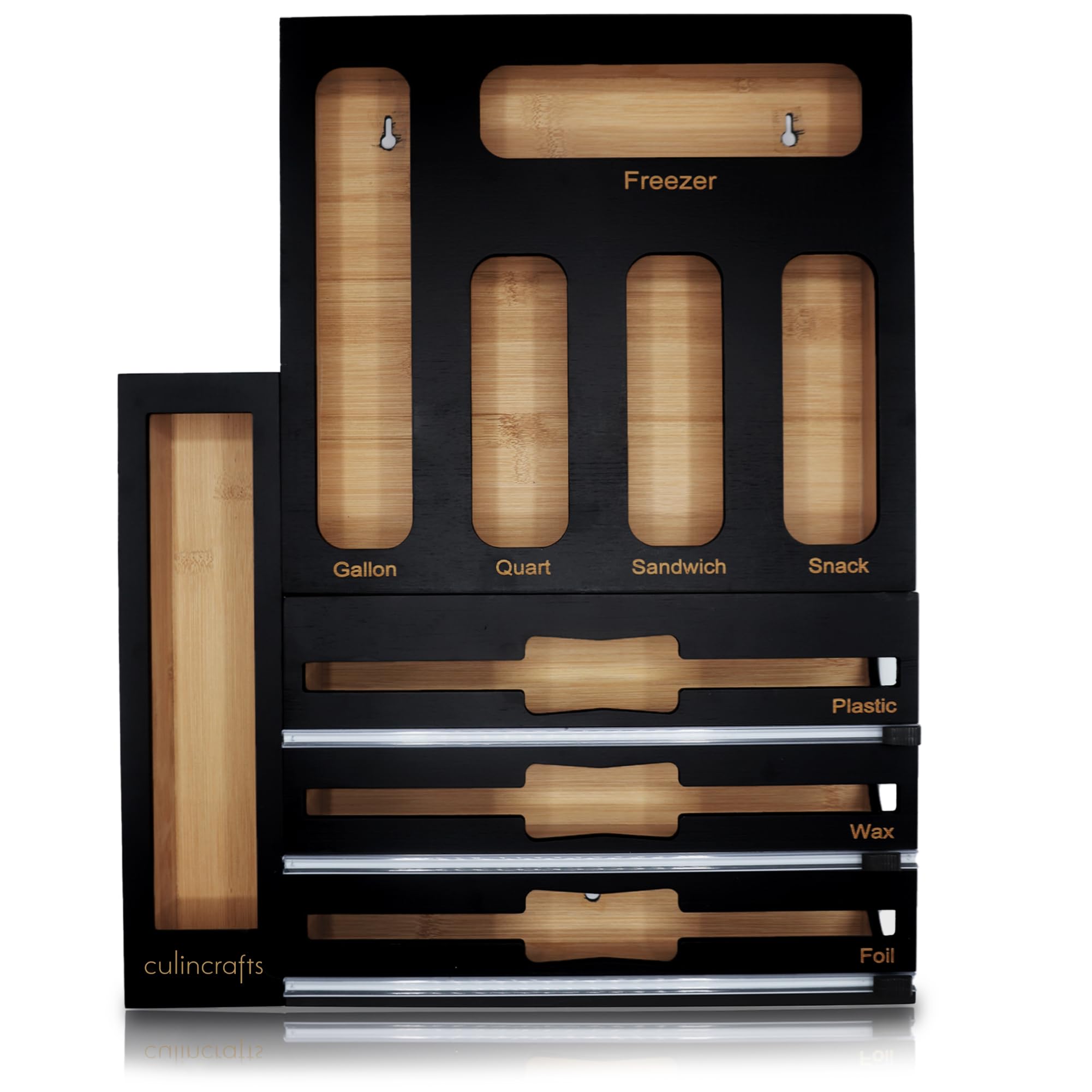 JoyHaus Bamboo Kitchen Drawer Organizer