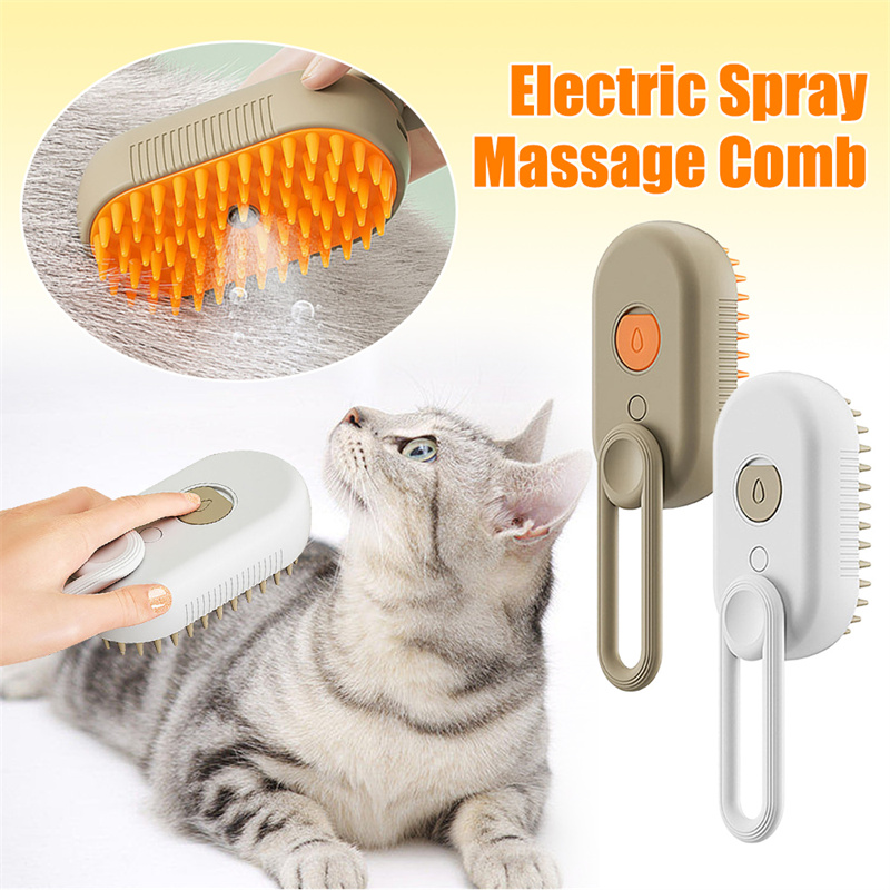 Purr Clean 3-in-1 Electric Pet Grooming Brush