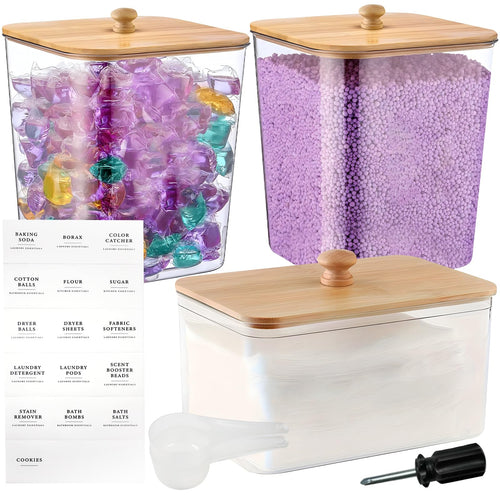 3-Piece Laundry Room Storage Organizer Set