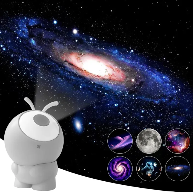 Rechargeable Galaxy Star Projector-6-in-1 LED Night Light