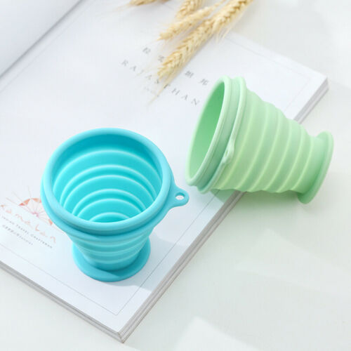 200ML Collapsible Silicone Travel Coffee Cup-Reusable Portable Cup with Lid