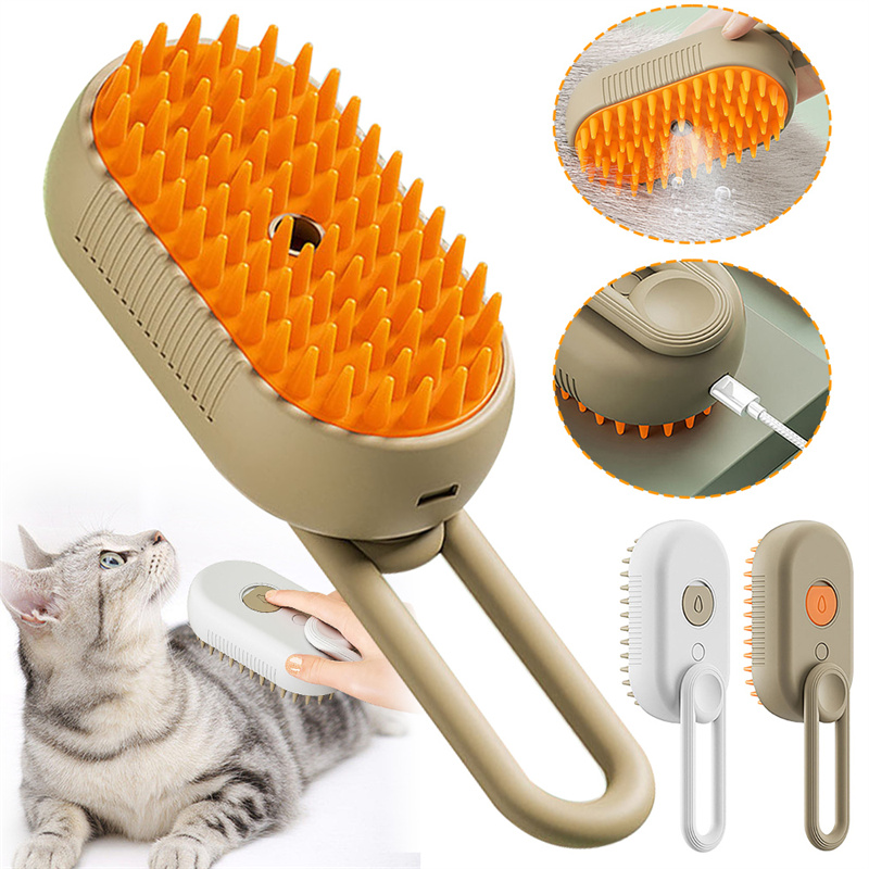 Purr Clean 3-in-1 Electric Pet Grooming Brush