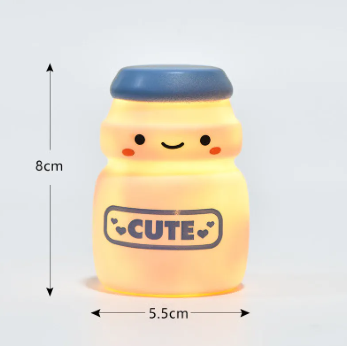 Cute Milk Tea LED Night Light-Cozy Room Decor Lamp